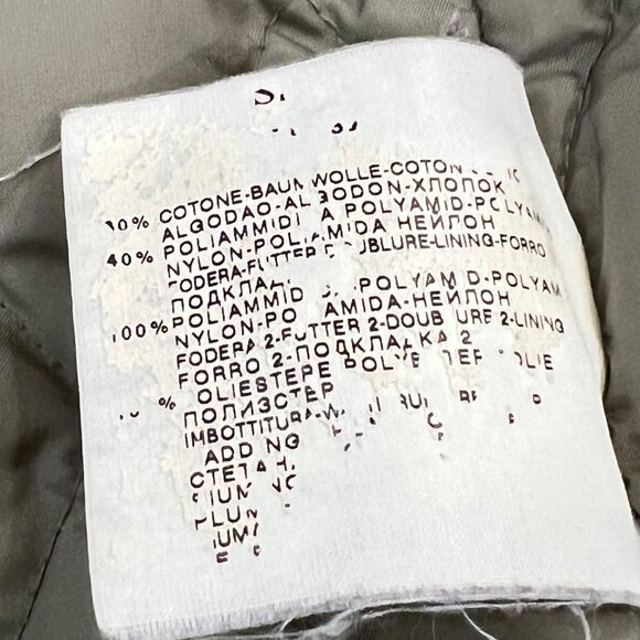 Armani Junior Toddler Boys Hooded Winter Coat 18M Faux Fur Trim Gray & Orange - Picture 10 of 10